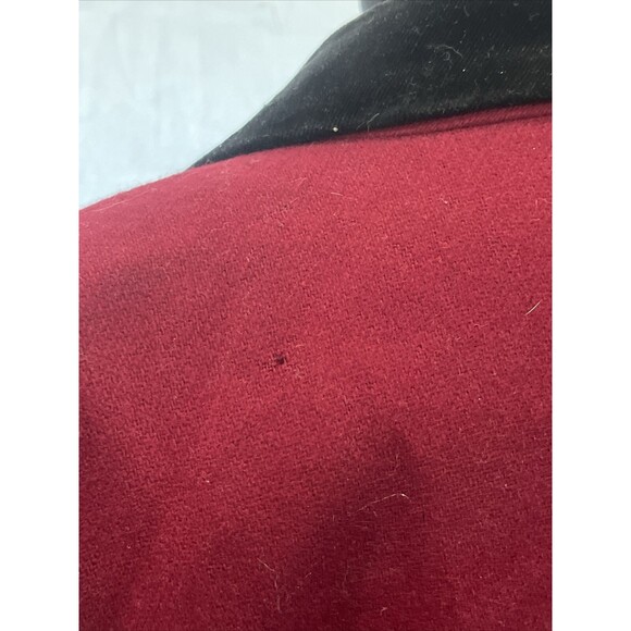 Koret Blazer Jacket Womens Size 18 Red Wool Button Front Lined Vintage - Picture 7 of 9